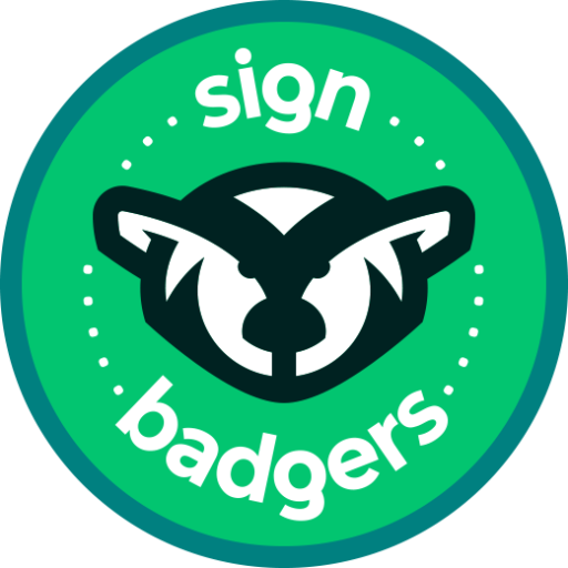 sign badgers favicon